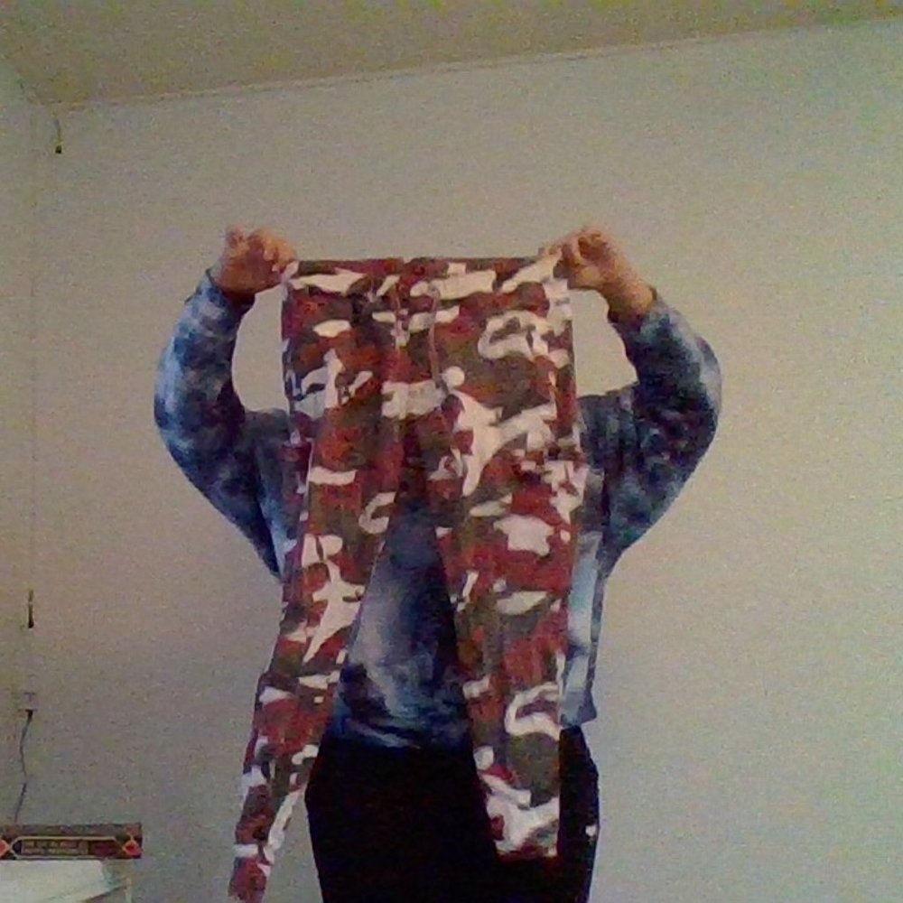 Red Camo Cargo Pants